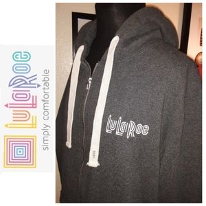 Awesome LulaRoe Oversized Zip Up Hoodie!